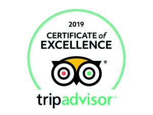 TripAdvisor 2019 Certificate of Excellence 